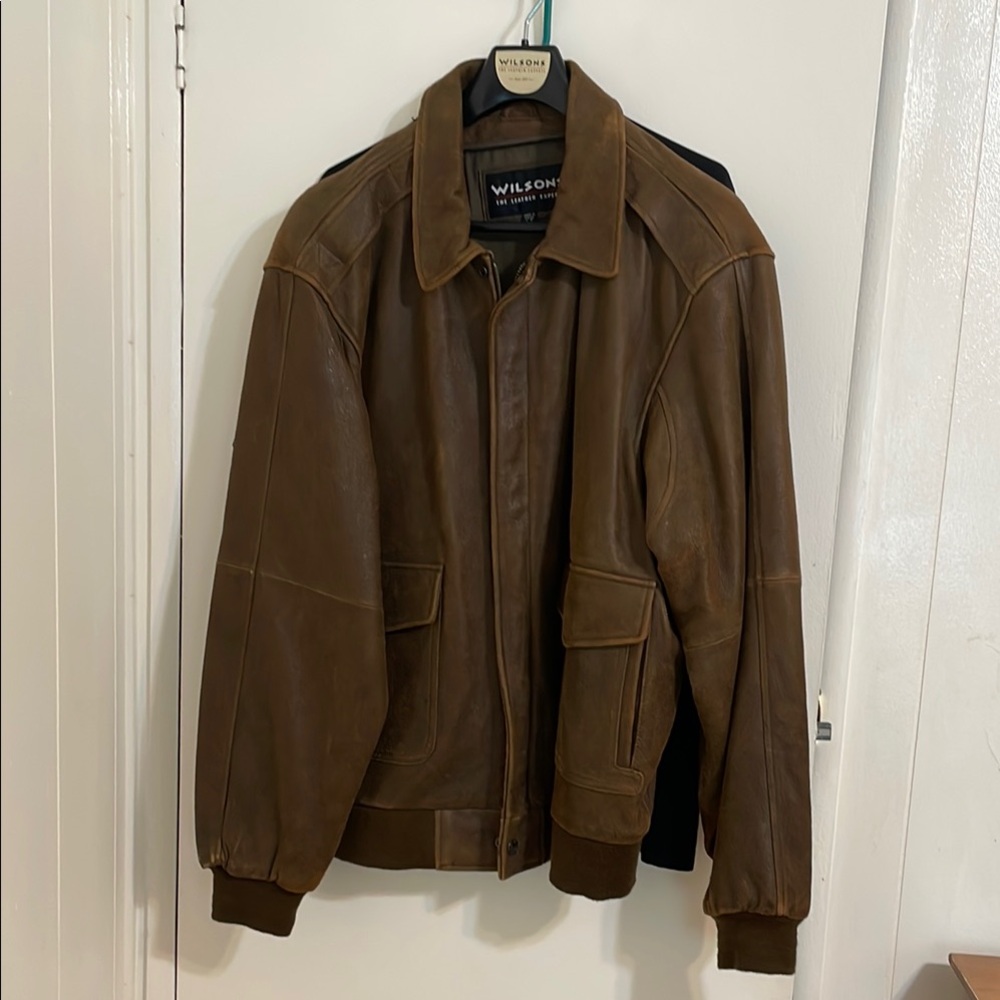 Wilson Brown Leather Jacket